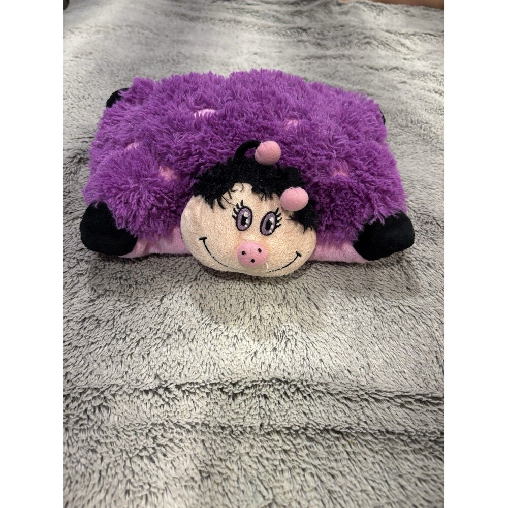 Pee Wees Pillow Pets  Purple/Pink PlushDreamy Lady Bug 2011